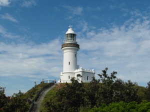 Der Leuchtturm in Byron Bay.